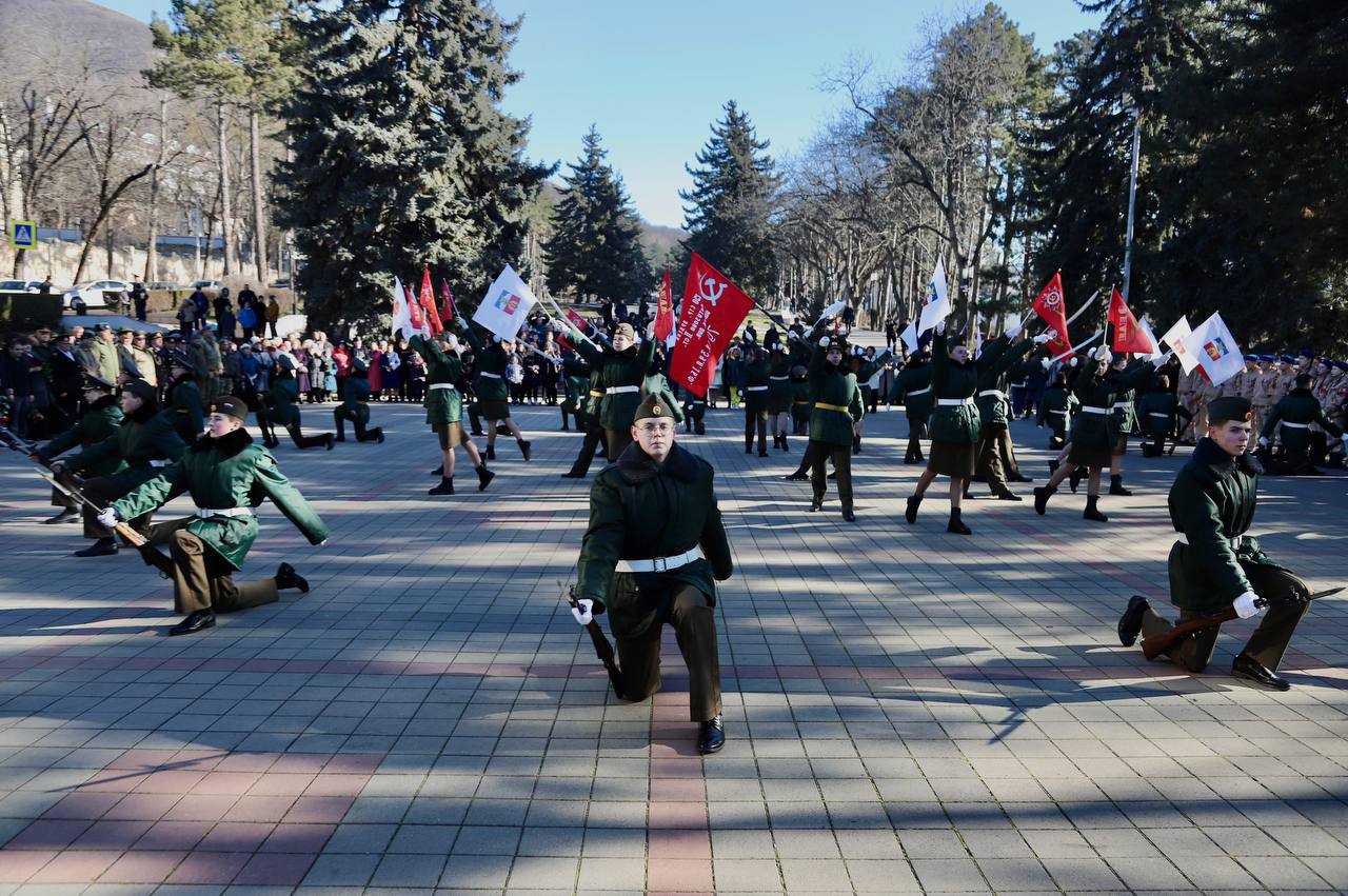 82-я годовщина со дня освобождения Пятигорска от немецко-фашистских захватчиков.